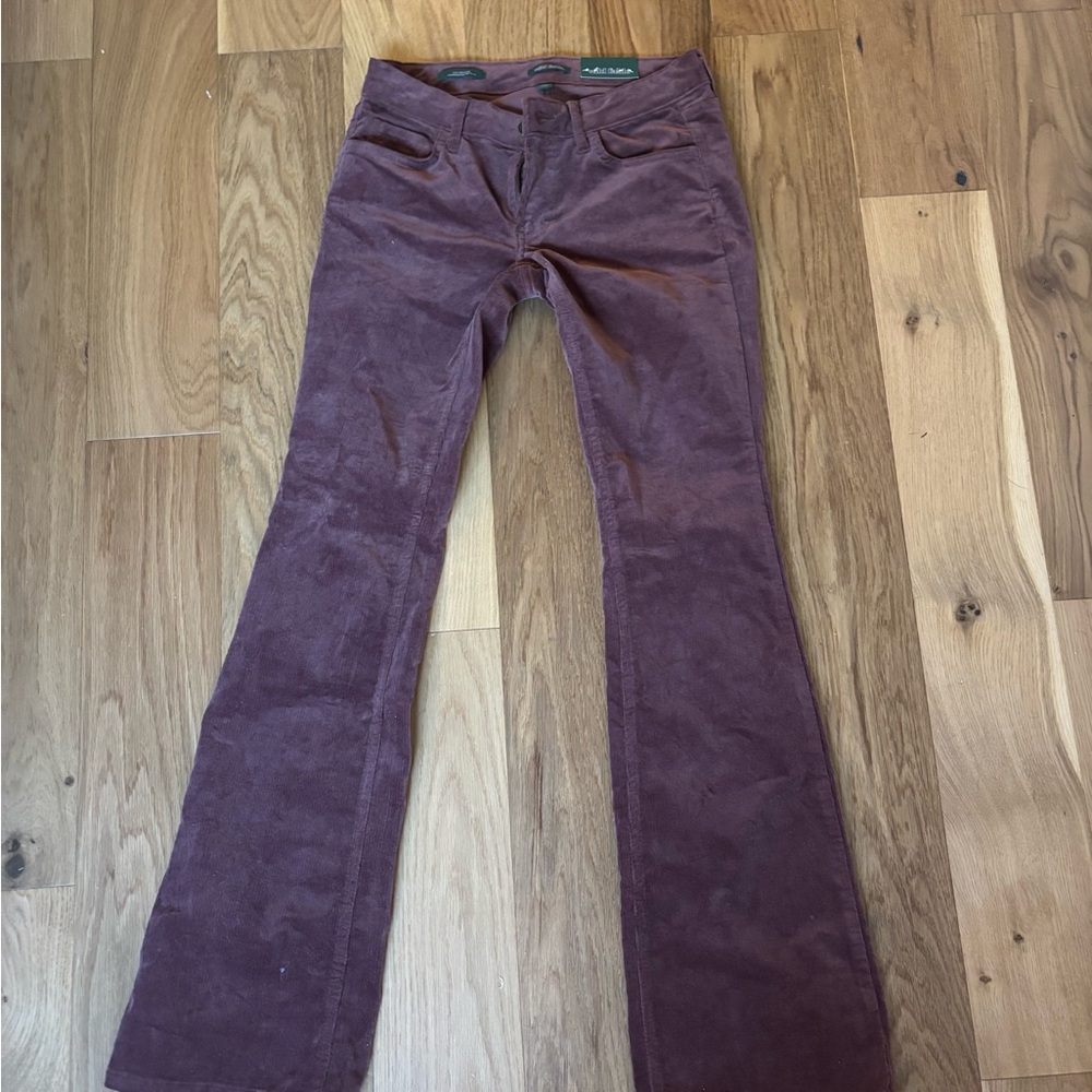 Brown bell bottom jeans